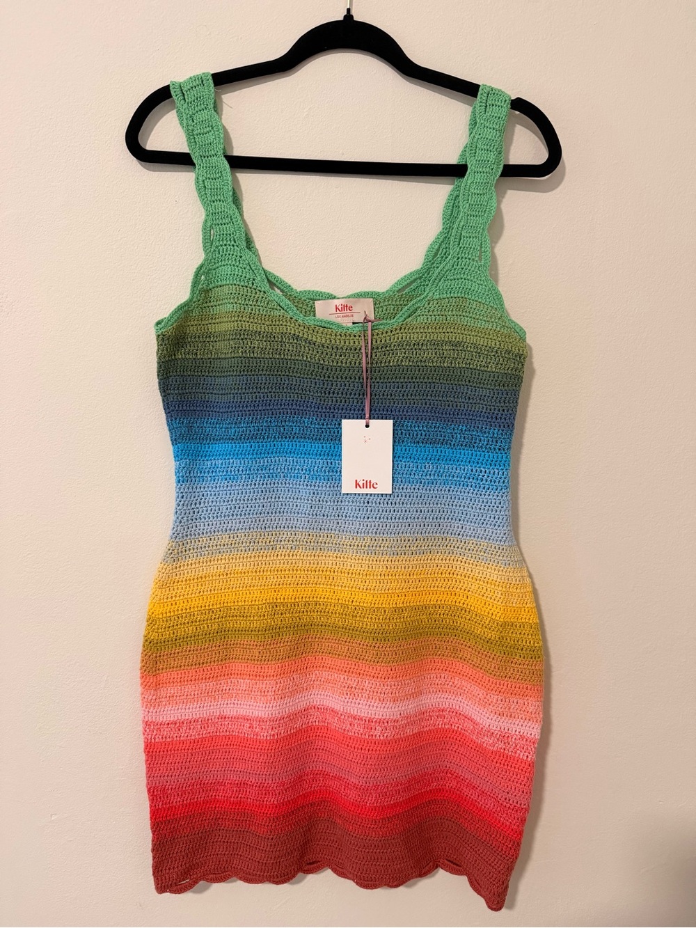 Kilte Knit Rainbow Crochet “The Sheila Dress”